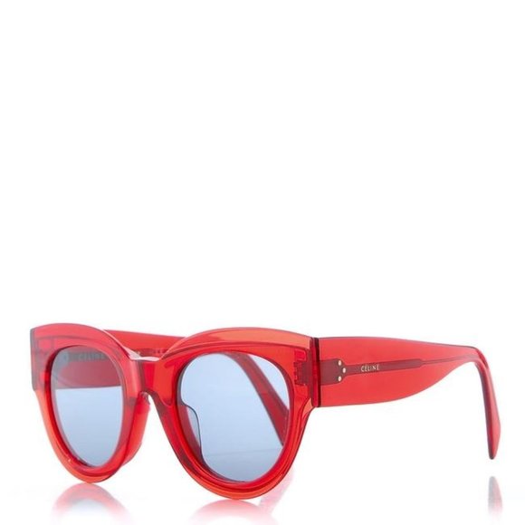 CELINE Red Oversized Cl40008i 66v Sunglasses - Picture 1 of 10